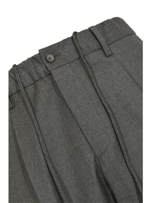 Pantalone Isola in lana con coulisse Grigio BRIGLIA | ISOLAS 40012000060